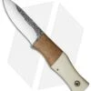 Fiddleback Forge Maverick Fixed Blade Knife Micarta/Bone (3.75" Satin)