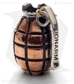 Lion ARMory Hand Grenade Bead Copper