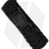 Knot Boys 1" Double Paracord Survival Bracelet (Black)