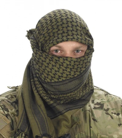 Camcon Shemagh Head Scarf (Sand/Black) - Image 2