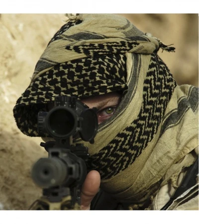 Camcon Shemagh Head Scarf (Sand/Black) - Image 3