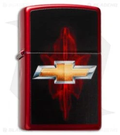 Zippo Classic Lighter Chevy Bowtie (Candy Apple Red) 28636